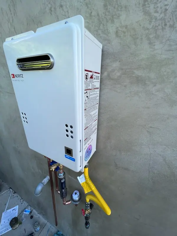 Tankless water heater installation for Camelback Village homes